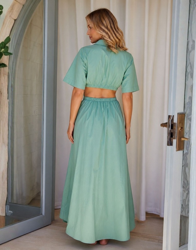 Esther & Co - Rashka Dress - Sage