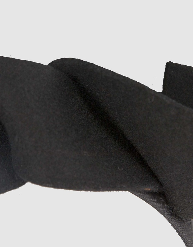 Max Alexander - Felt Black Spiral Fascinator