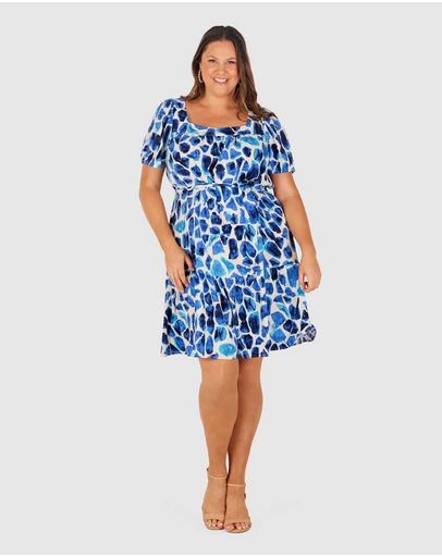 Love Your Wardrobe - Mae Square Neck Dress
