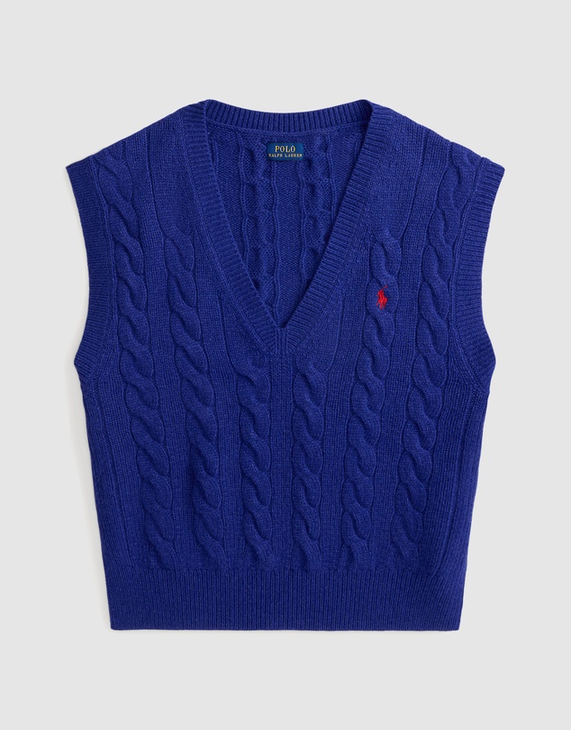 Polo Ralph Lauren - Cable-Knit Wool-Cashmere Sweater Vest