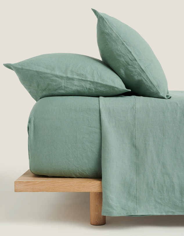 Carlotta + Gee - 100% Linen Fitted Sheet