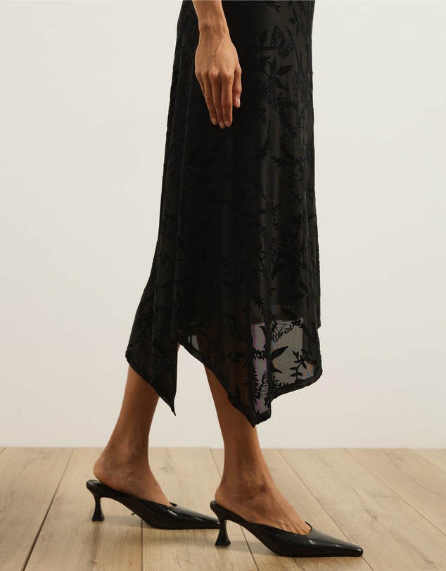 Atmos&Here - Evelise Burnout Midi Skirt