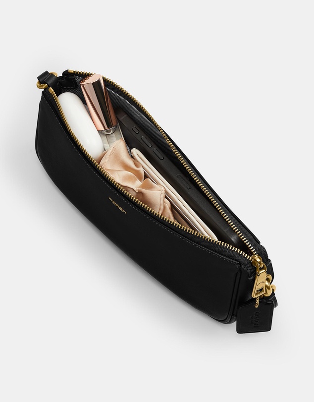 Coach - Natural Grain Leather Bleecker Bag