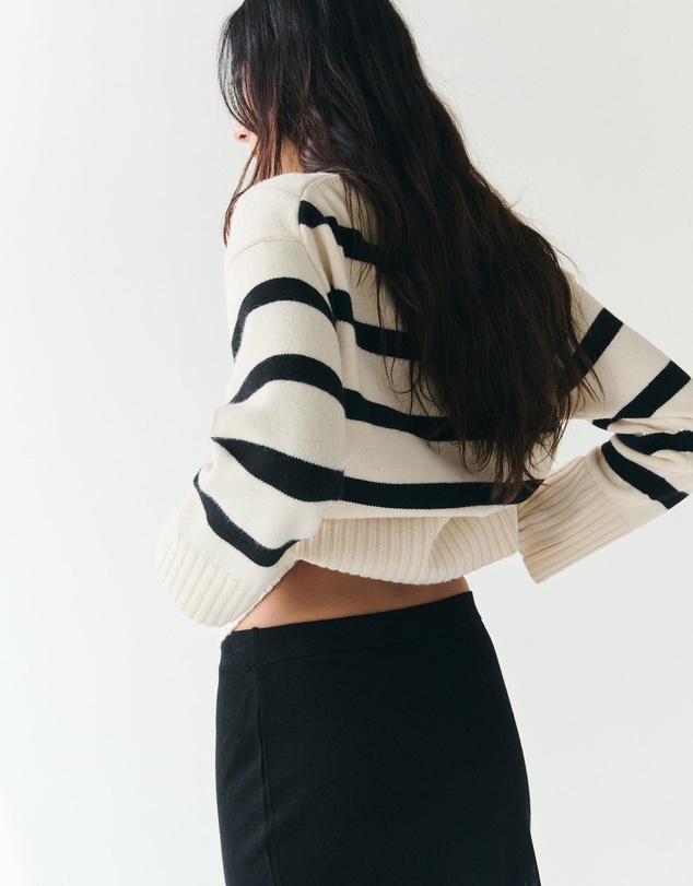 M.N.G - Knit Striped Sweater