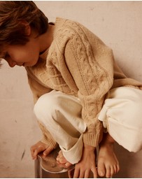Alfred - Doug Cable Knit Jumper | Mottle