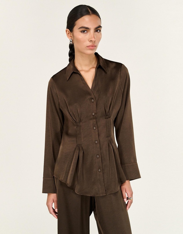 Staple the Label - Solace Satin Shirt