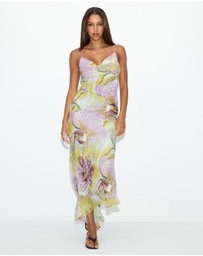 Dazie - Orchid Cut-Out Maxi Dress