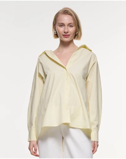 Soon Maternity - Ella Back Tie Cotton Shirt
