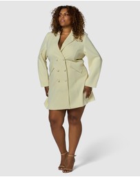Pink Dusk by Curve Project - Kiss The Girl Tuxedo Dress