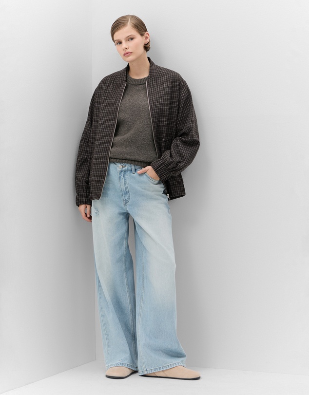UNISON - Asymmetric Wide Leg Jean