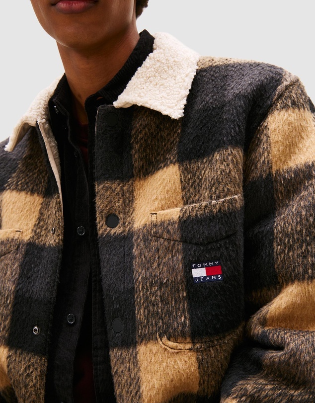 Tommy Jeans - Check Teddy Overshirt