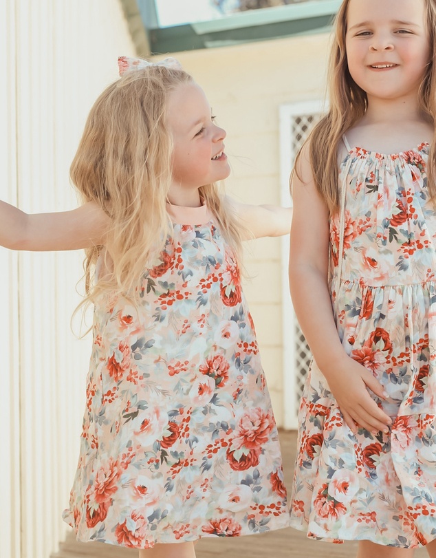 WITH LOVE FOR KIDS - Cotton Muslin A-Line Dress - Babies - Kids