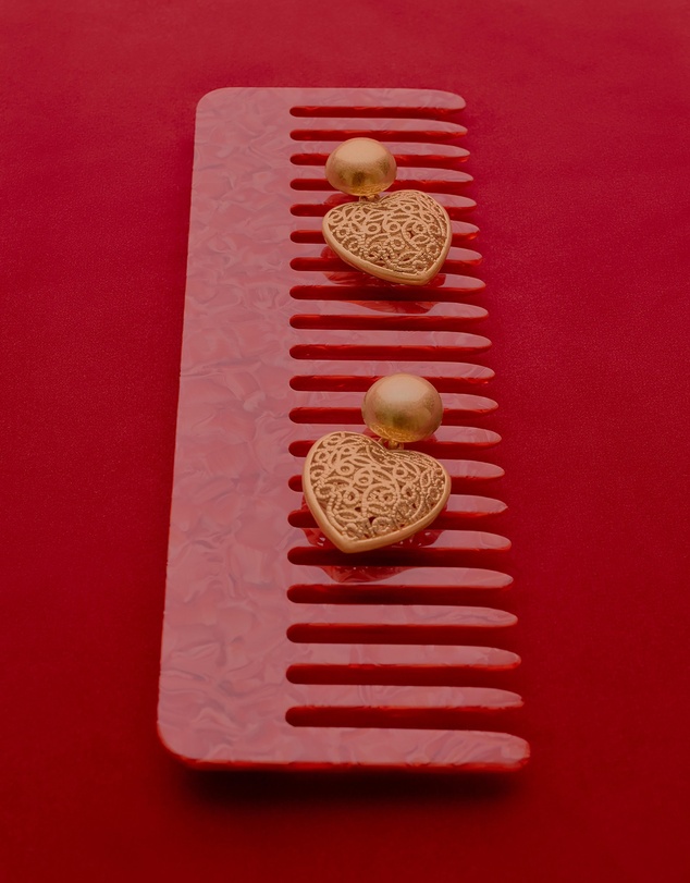 MIMCO - Fond Heart Drop Earrings