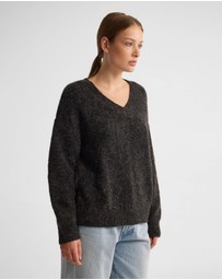 Oxford - Bridgette Alpaca Blend V-Neck