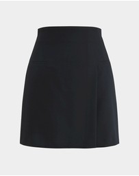 Forcast - Nikki Mini Wrap Skirt
