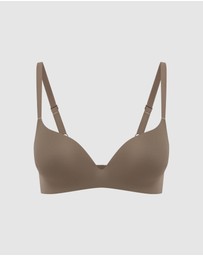 Sotto Brand - Sotto Seamless Wireless Bra Mocha