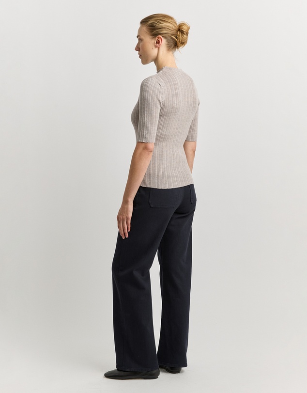 Toorallie - Variegated Rib Top