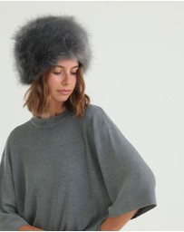 Morgan & Taylor - Elaina Faux Fur Cossack Ski Hat