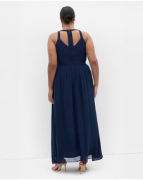 City Chic - Panelled Bodice Maxi Dress