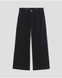 AG Adriano Goldschmied - Saige Wide Leg Crop Jeans