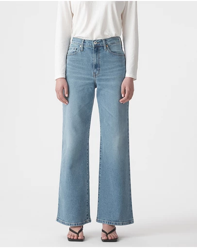 Outland Denim - Ellie High Wide Jeans