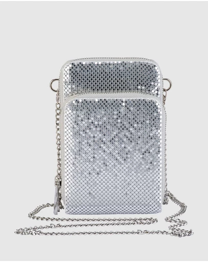 Olga Berg - Elton Mesh Cross Body Bag