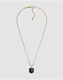 Fossil - Lennox Gold Tone Pendant Necklace