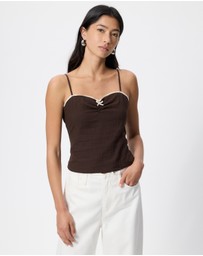 Cotton On - Bow Cotton Cami