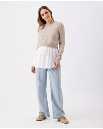 Ripe Maternity - Sandy Detachable Nursing Knit