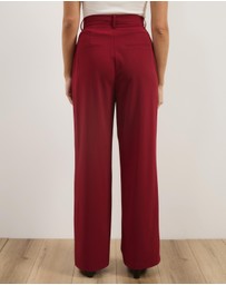 Atmos&Here - Ellie Pleated Wide Leg Pants