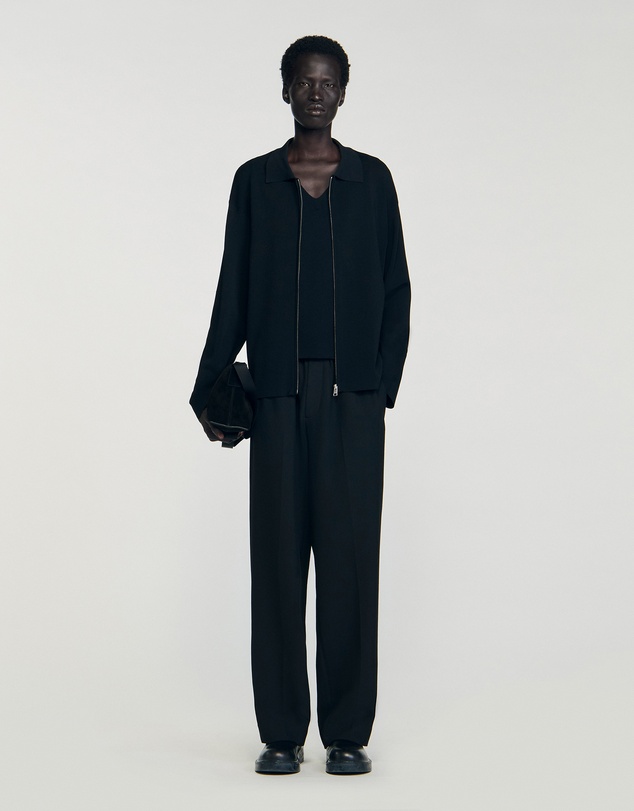 Sandro - Zip Cardigan