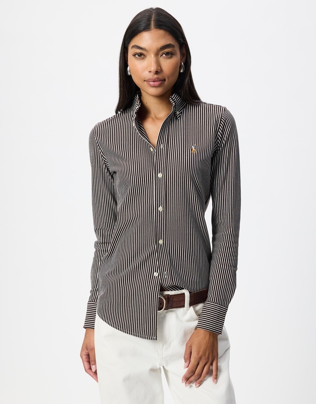 Polo Ralph Lauren - Striped Knit Oxford Cotton Shirt - ICONIC EXCLUSIVE