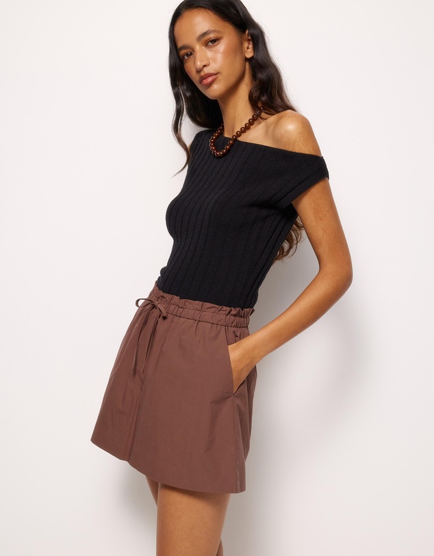 AERE - Freya Cotton Mini Skirt