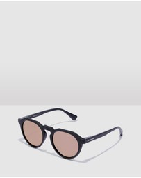 Hawkers Co - Black Rose gold Warwick Raw Sunglasses for Men and Women UV400