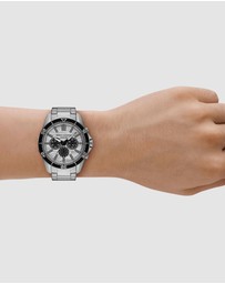Armani Exchange - Silver Tone Analogue-Chronograph Watch