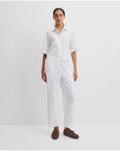 Country Road - Organically Grown Linen Tapered Jogger