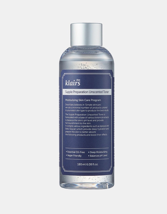 Dear Klairs - Supple Preparation Unscented Toner 180ml