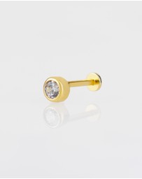 Wanderlust + Co - Brilliant Bezel Gold Flat Back