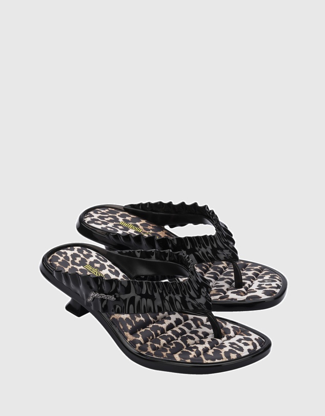 Melissa - MELISSA THONG KITTEN HEEL + GANNI