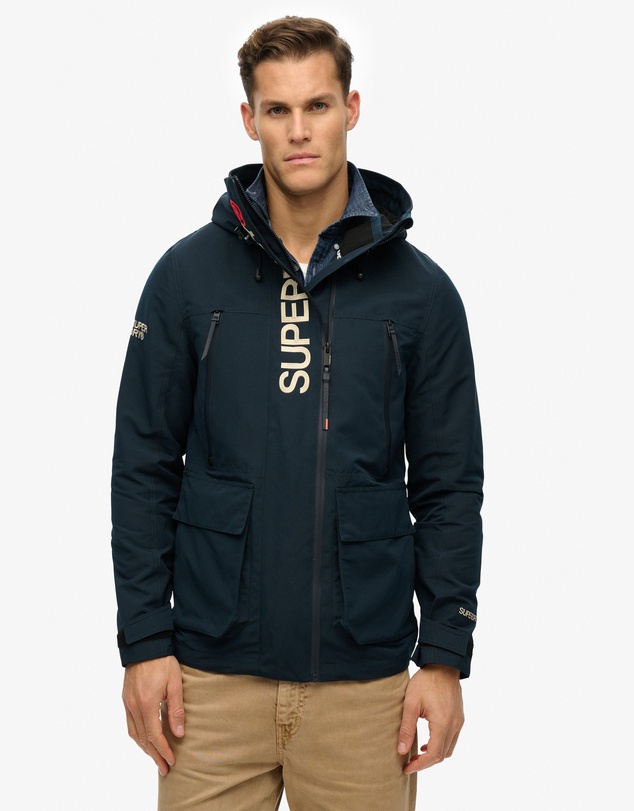 Superdry - Slim Fit Hooded Ultimate Embroidered Windbreaker