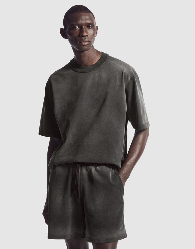 COS - Oversized Faded Mock-Neck Shirt