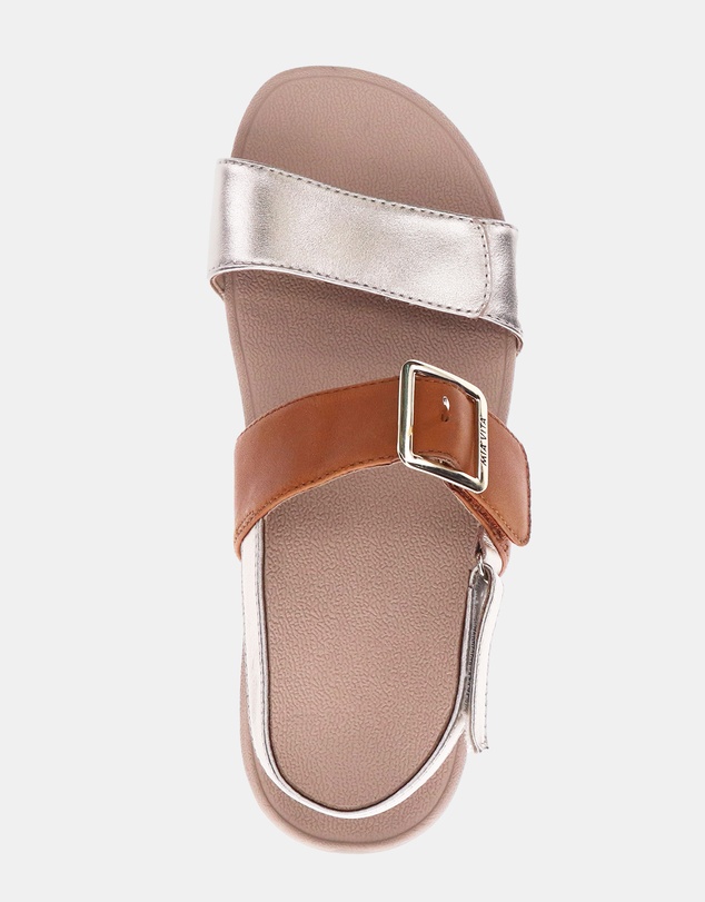 Mia Vita - Florini Platform Sandal - Champagne/Tan