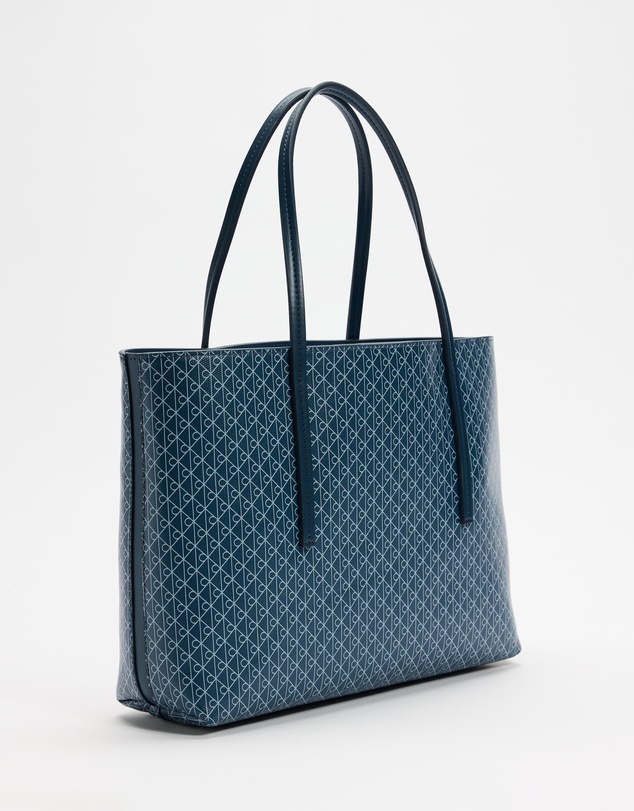 Calvin Klein - Emblem All Over Print Small Tote Bag
