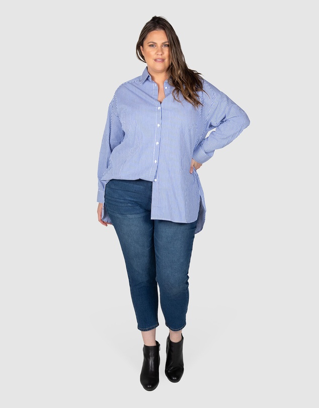 Love Your Wardrobe - Hannah Ankle Grazer Stretch Jeans