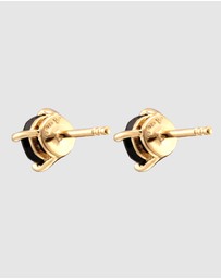 Kuzzoi - ICONIC EXCLUSIVE - Earrings Basic Geo Crystals 925 Sterling Silver Gold Plated