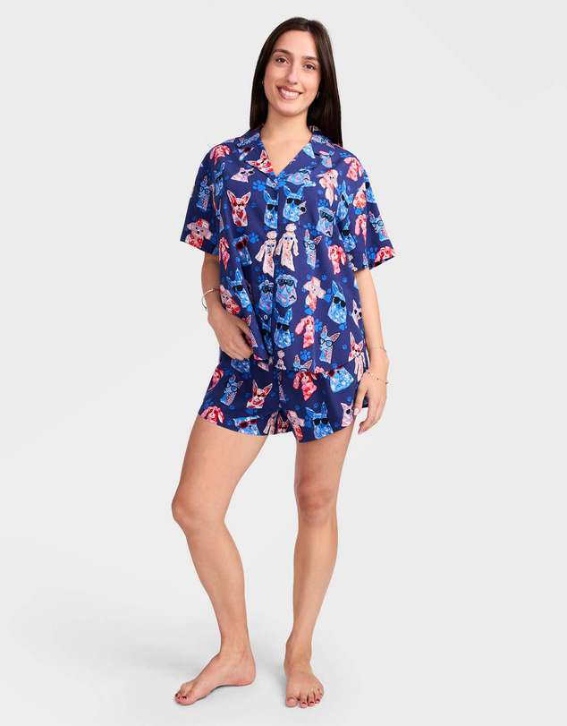 Mitch Dowd - Mitchdowd Dog Paws Bamboo Pyjama Set