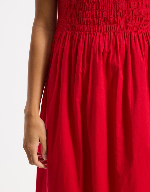& Other Stories - Smocked Flared Midi Dress