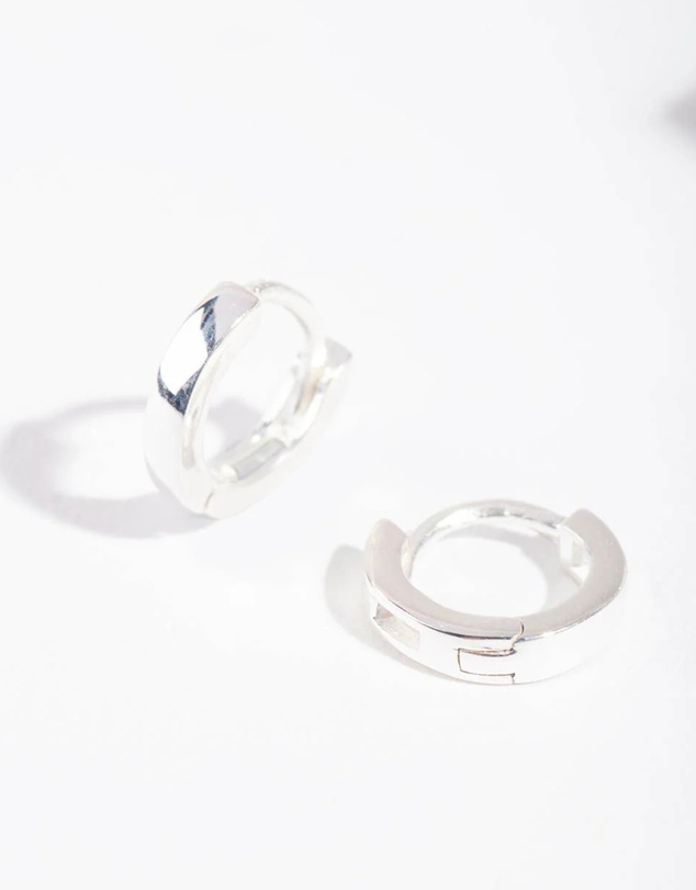 Lovisa - Sterling Silver Classic Huggie Earrings