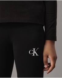Calvin Klein Jeans - Girls Slim Logo Leggings