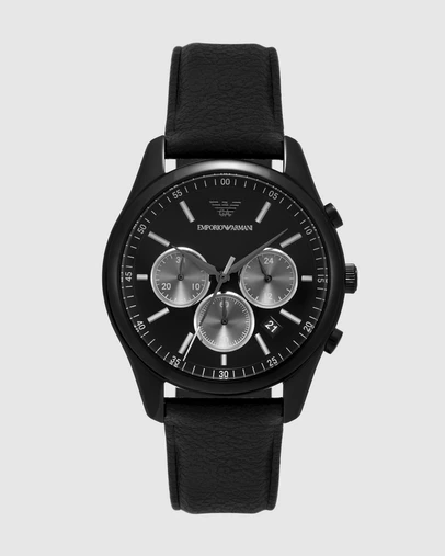 Emporio Armani - Black Chronograph Watch
